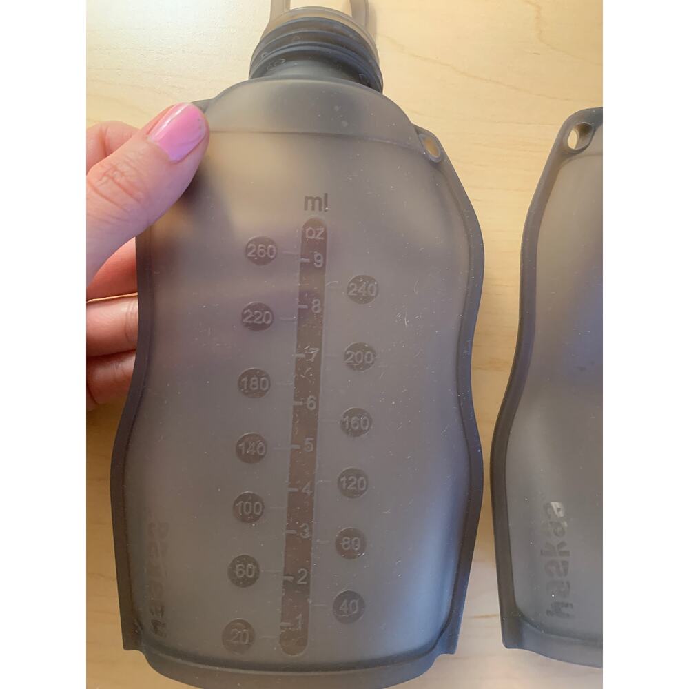 Haaka Silicone Breast Pump, Storage Bags, Collection Cup Lot (4) - Picture 5 of 5